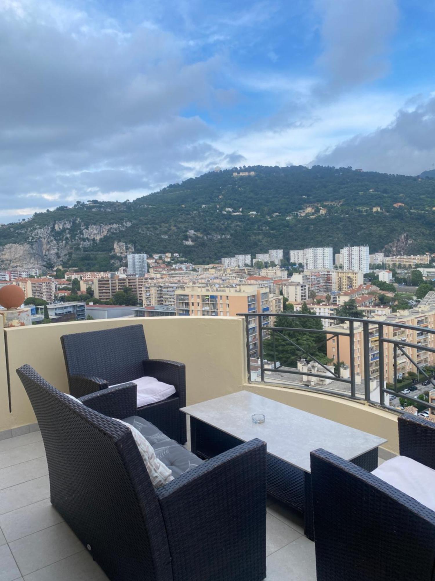 Appartement-Nice 01 Vue Mer - Panoramique Wifi-Parking Ngoại thất bức ảnh